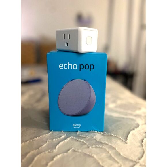 Amazon Alexa Echo Pop Lavender Bloom + Free Smart Plug - Picture 4 of 4